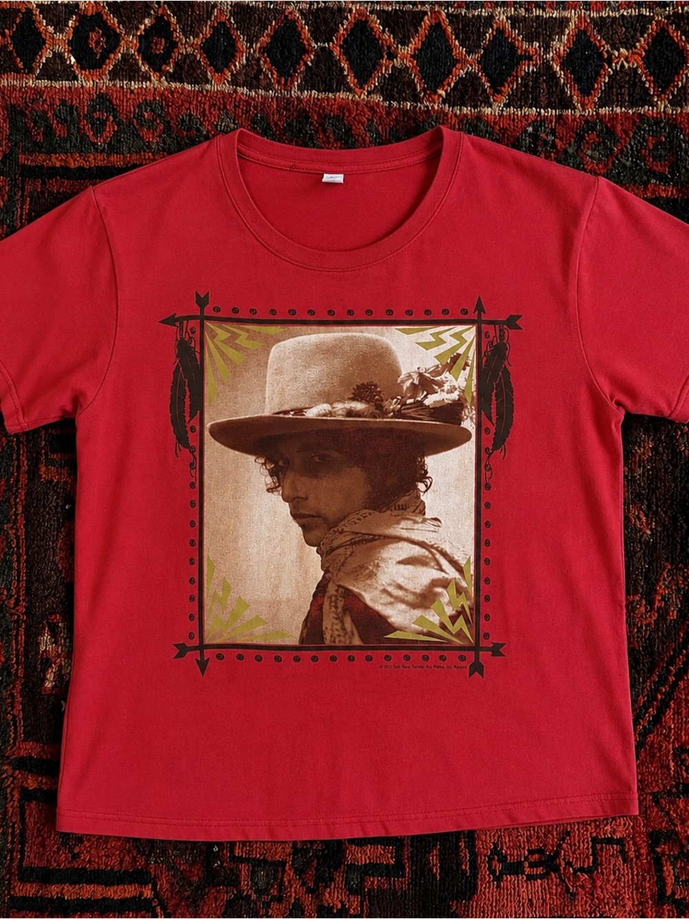 POWER WASHED TEE | Bob Dylan Rolling Thunder Revue Graphic Shirt XL 2010